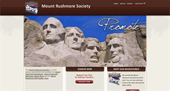 Desktop Screenshot of mountrushmoresociety.com