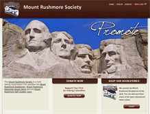 Tablet Screenshot of mountrushmoresociety.com